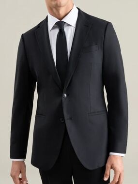 Sene Men's Soho FlexTech Blazer Jacket NWT Black Stretch Performance 40L